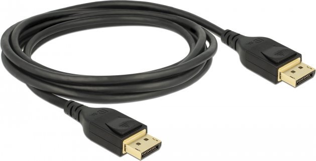 Kabllo Delock DisplayPort 2 m (85660), e zezë