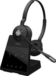 Безжични слушалки Jabra Engage 65 SE Stereo, DECT, микрофон со поништување шум, црни