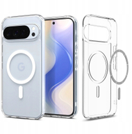 Këllëf telefoni Spigen Ultra Hybrid MagSafe, Google Pixel 10 Pro 10, transparent me të bardhë