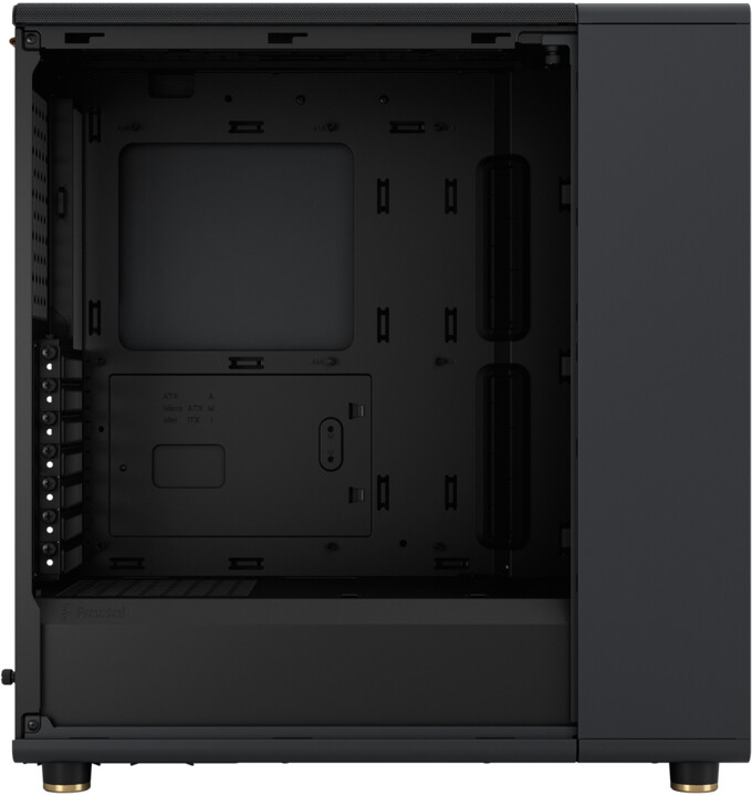 Kasë kompjuteri Fractal Design North Charcoal Black TG Light Tint, e zezë