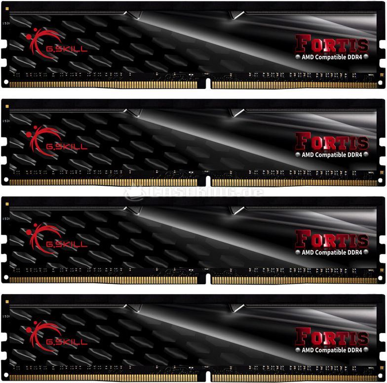 Memorie G.Skill Fortis, DDR4, 64 GB, 2400 MHz, CL15, F4-2400C15Q-64GFT