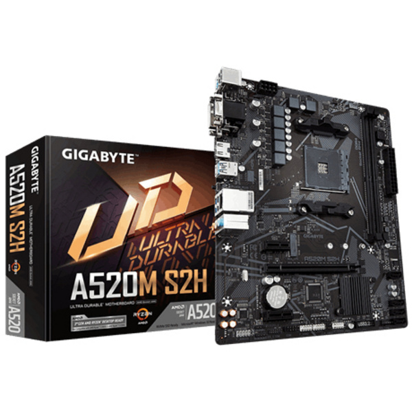 Pllakë amë Gigabyte A520M S2H Socket AM4 micro ATX
