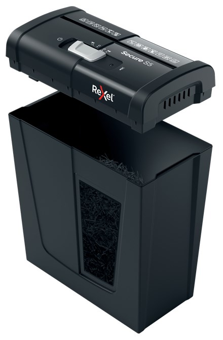 Prerëse dokumentesh Rexel Secure S5 P-2, 10L, 5 fletë, e zezë