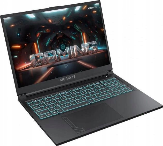 Laptop Gigabyte G6 2024, 16", i7 13620H, RTX 4060, 64GB RAM, 4TB SSD, i zi