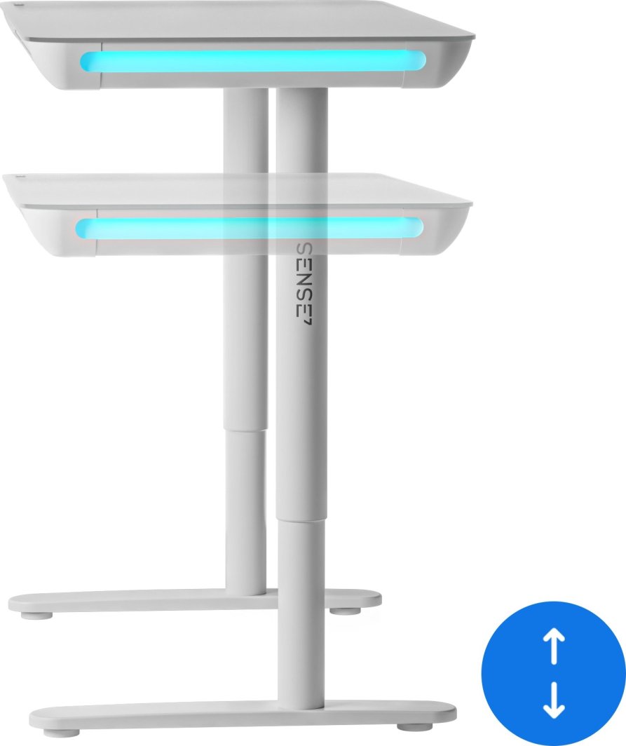 Tavolinë SENSE7 NOMO, 120 cm x 60 cm, e bardhë