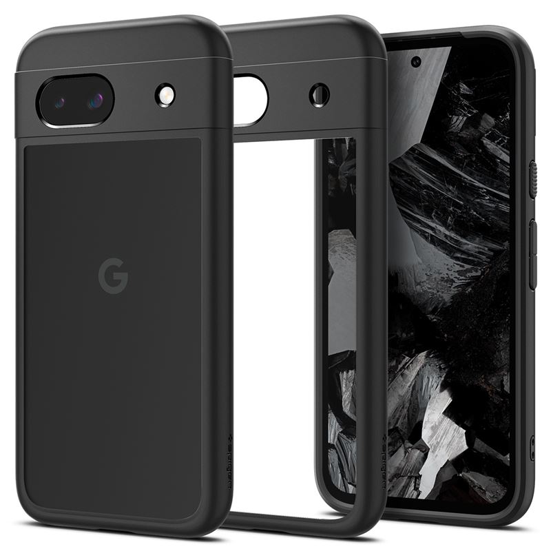 Mbrojtëse për celular Google Pixel 8a Spigen Ultra Hybrid, e zezë mat