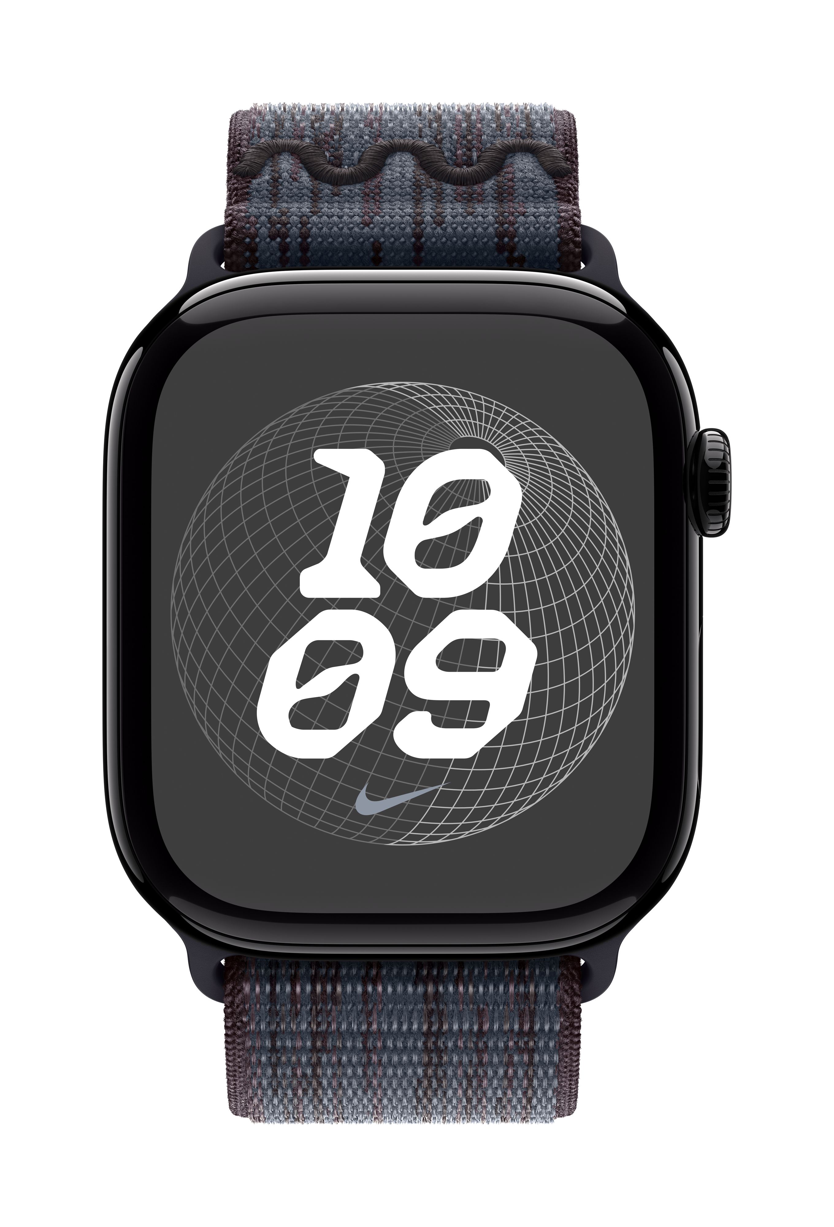 Apple Watch 46mm Nike Sport Loop, Black/Blue Nike Sport Loop