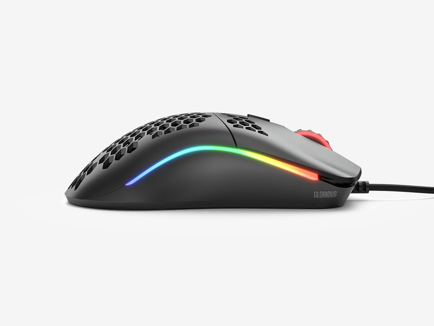 Maus gaming Glorious Model O, RGB, me kabllo, i zi