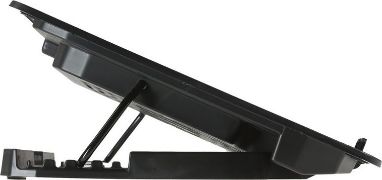 Pad ftohës për laptop EVOLVEO A101, 2 ventilatorë, deri 17", LED blu