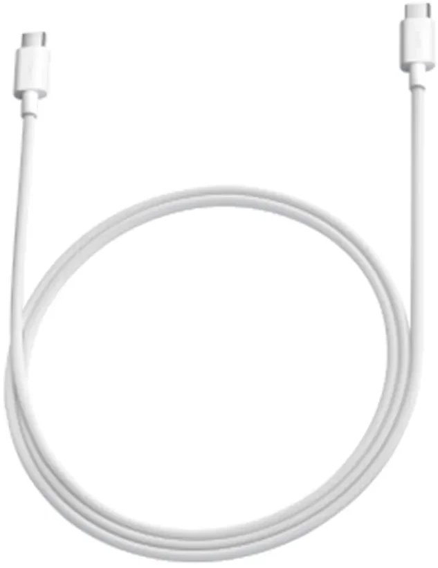 Kabllo karikues Xiaomi 3A, USB C në USB C, 1m, 60W, e bardhë