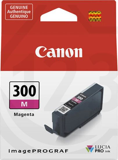 Тонер за печатач Canon PFI-300M, магента, 14.4ml