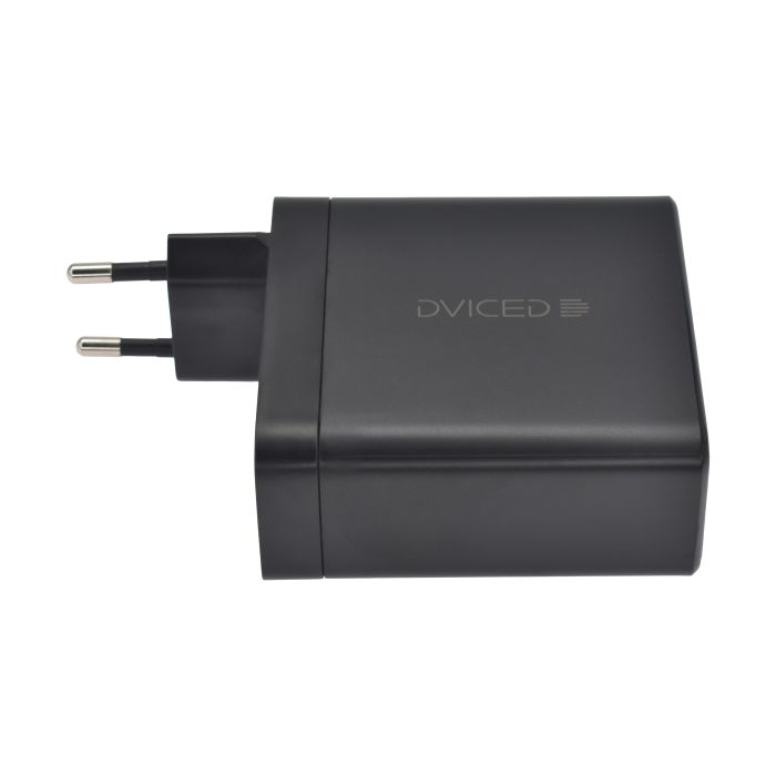 Dviced Wall Charger 140W GaN 2 USB-C, USB-A EU, Black