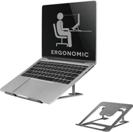 Mbajtëse për laptop Neomounts NSLS085, 10''-17'', e hirtë