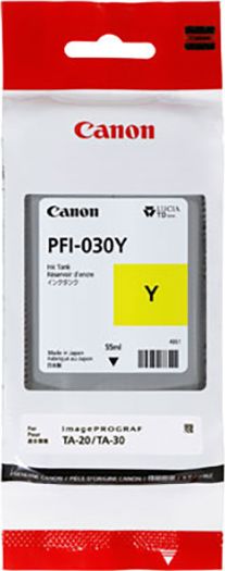 Fishek boje Canon PFI-030Y 3492C001, 55 ml, e verdhë