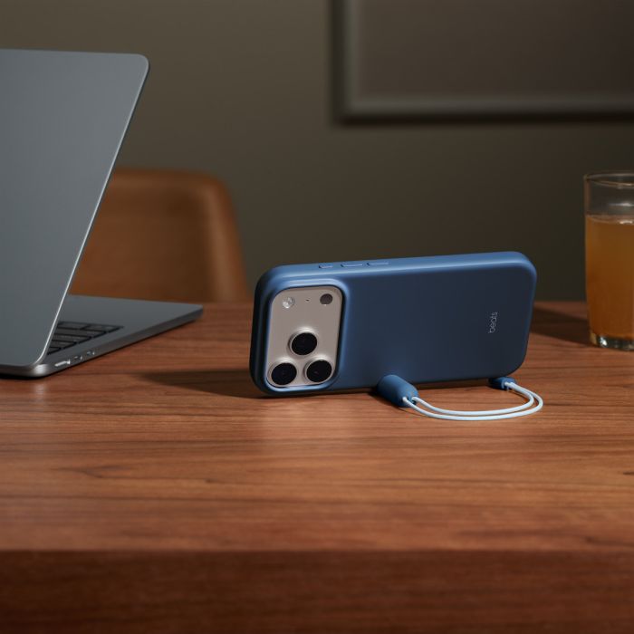 Beats iPhone 17 Pro Kickstand Case with MagSafe and Camera Control, Bedrock Blue 4