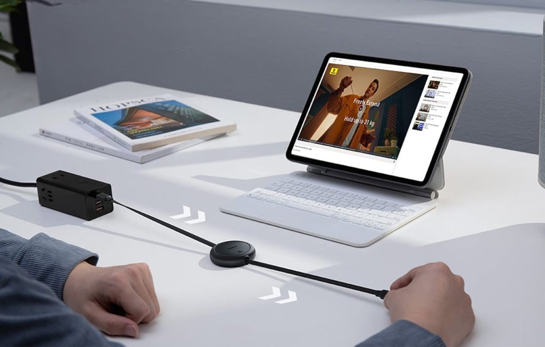 Kabllo karikimi Baseus Free2Draw Mini, Type C në Type C, 100W, 1m, e zezë