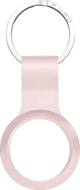 Mbajtëse Puro ICON për Apple AirTag, silikon, sandy pink