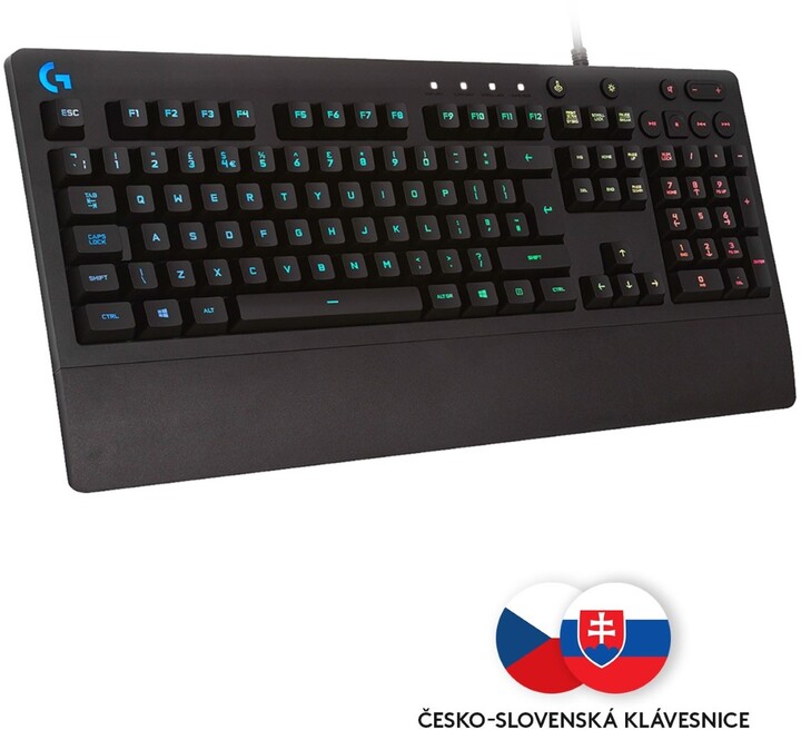 Tastierë Logitech G213 Prodigy, CZ/SK, e zezë