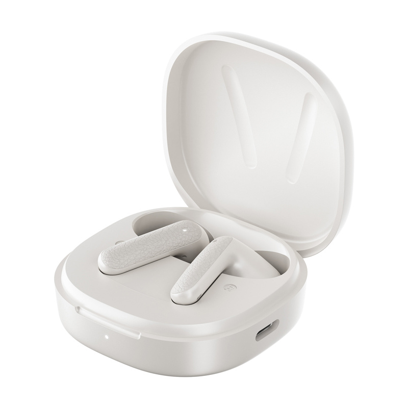 Kufje wireless QCY T41 TWS, Bluetooth, me kuti karikimi, të bardha