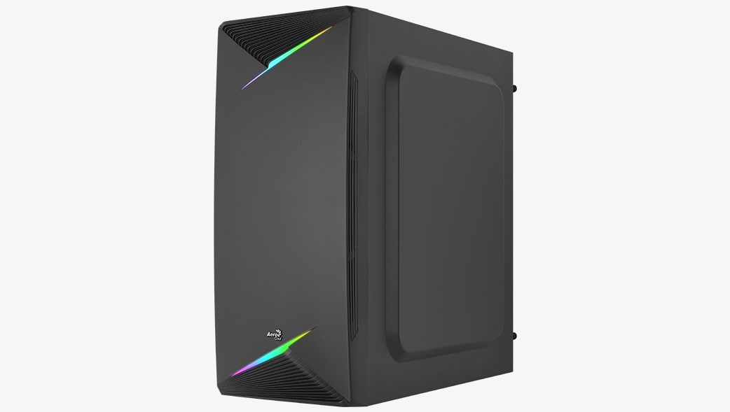 Kornizë kompjuteri Aerocool Talon FRGB Mid Tower, RGB, panel anësor akrilik, e zezë