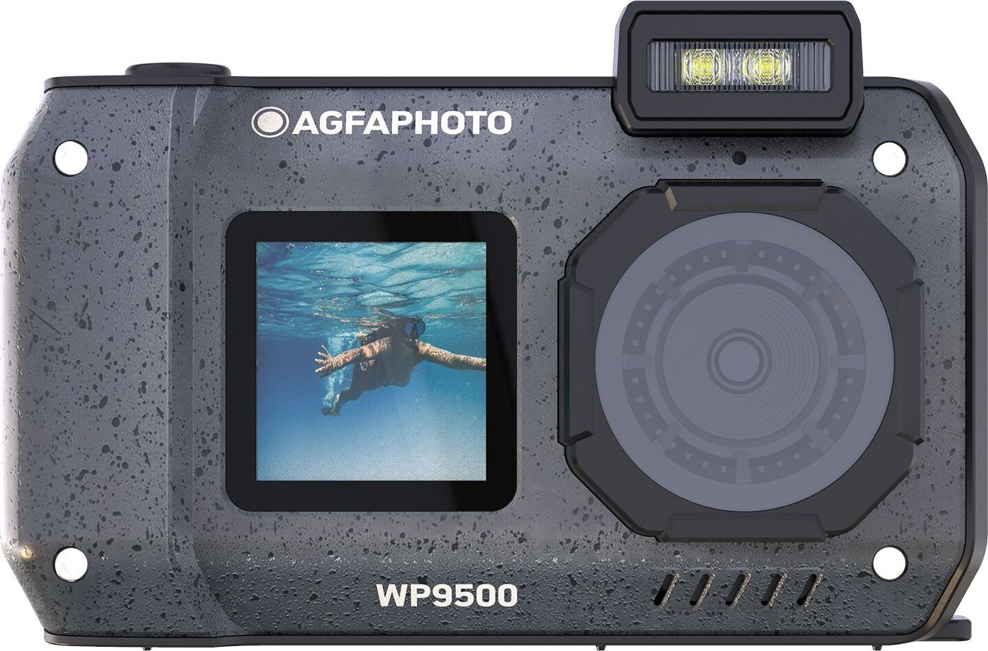 Aparat fotografik AgfaPhoto Realishot WP9500, kompakt dixhital, i zi