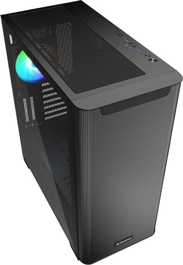 Kasë Sharkoon M30 ARGB, e zezë, Midi Tower