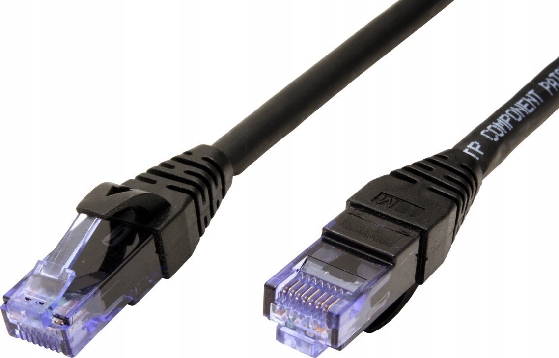 Kabllo rrjeti Roline Cat6a, 10m, RJ45 në RJ45, U/UTP, LSZH, e zezë