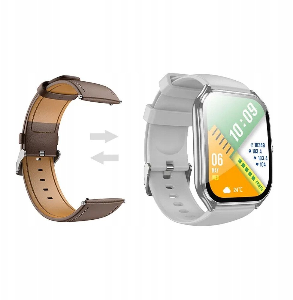 Smartwatch Hoco Y28 Call, ekran AMOLED, Bluetooth 5.2, argjend