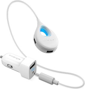 Полнач за автомобил Innergie PowerCombo Go ADC-47AB WRA, 4x USB A, 2.4A, бел