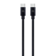 Dviced Cable USB-C To USB-C Nylon Textile 0,25M, Black
