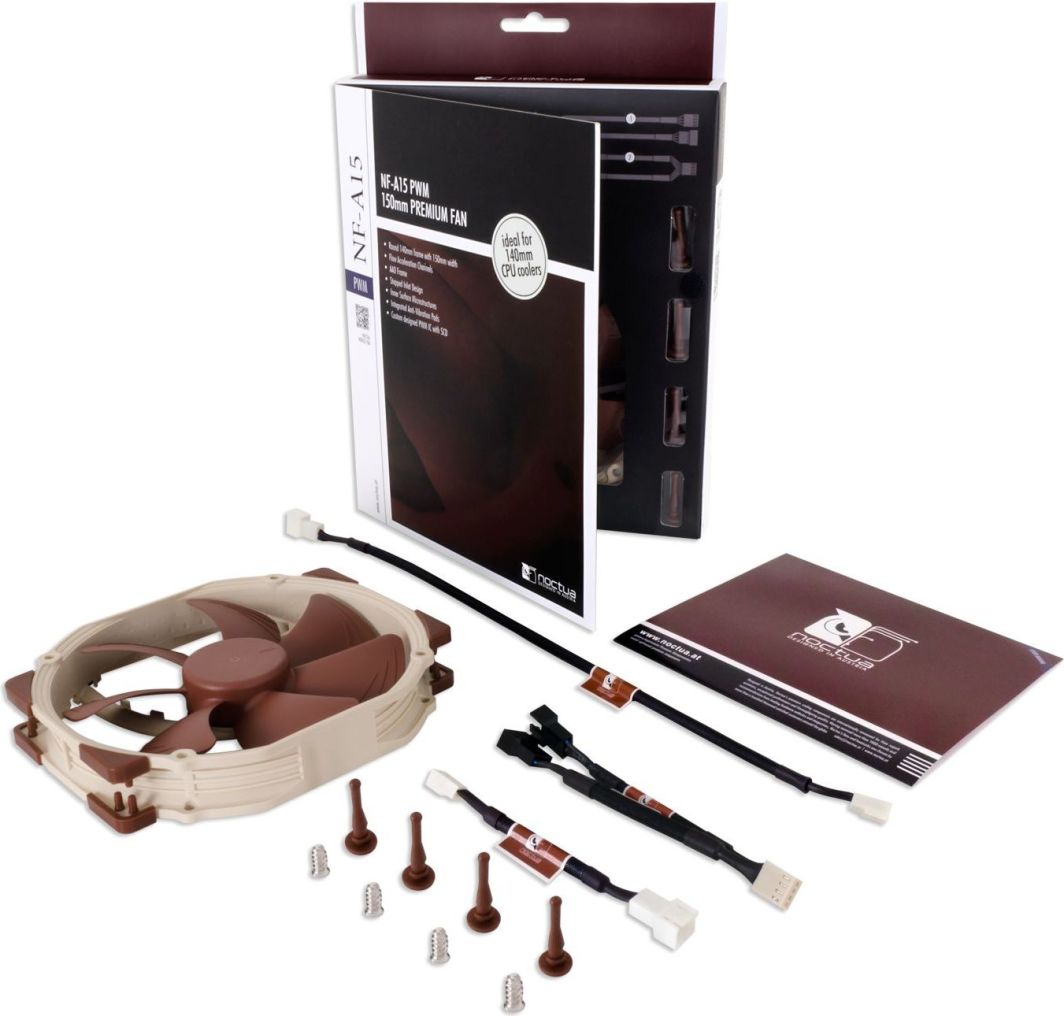 Ftohës Noctua NF-A15 PWM, 140 mm