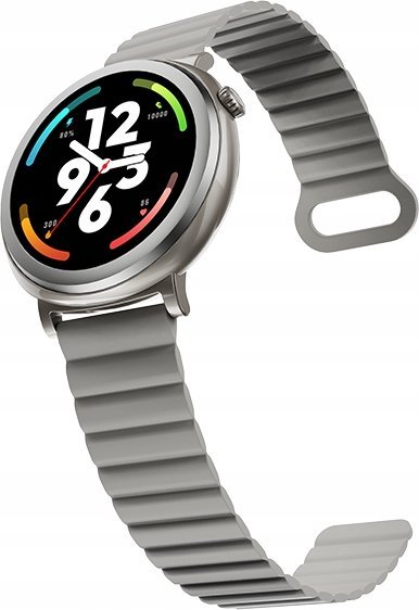 Smartwatch HiFuture Aurora, ekran me prekje, rezistent ndaj ujit, argjent