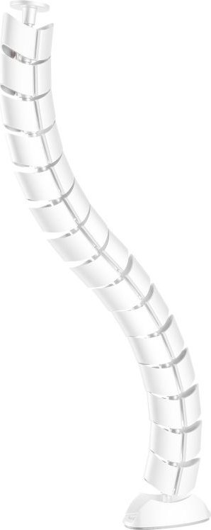Organizues kabllosh InLine cable duct, fleksibël vertikal, 0.8m, i bardhë
