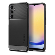 Mbrojtëse për celular Samsung Galaxy A25 5G Spigen Rugged Armor, e zezë mat