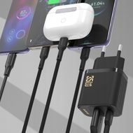 Karikues muri Dudao A27 MaxC, 35W, me kabllo USB C, i zi
