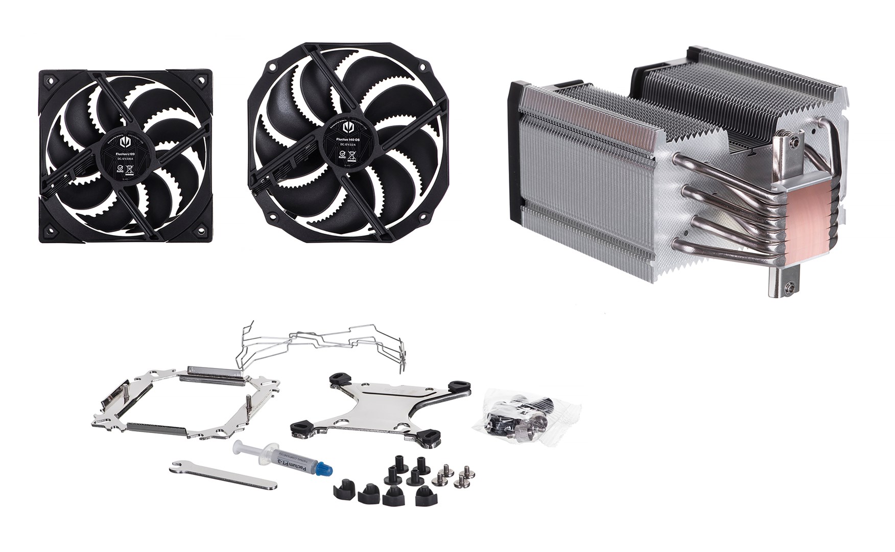 Ftohës për procesor ENDORFY Fortis 5 Dual Fan, 120/140mm, i zi