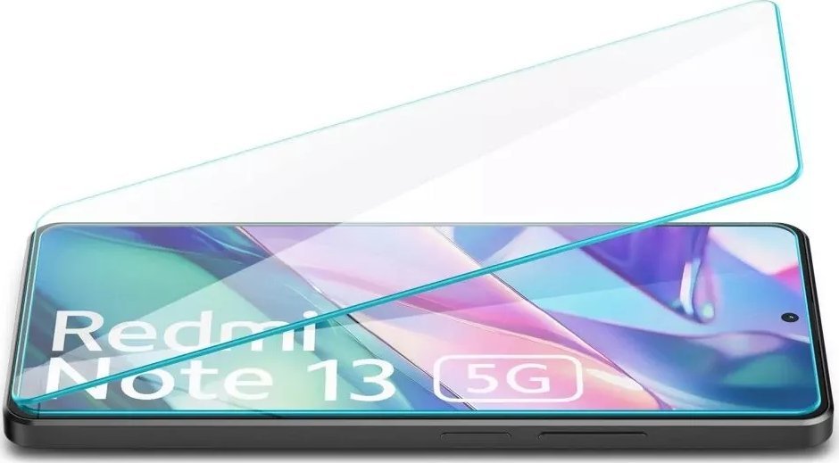 Mbrojtës ekrani Spigen Glas TR Slim për Xiaomi Redmi Note 13 5G, xham i temperuar, paketim 2 copë, transparent