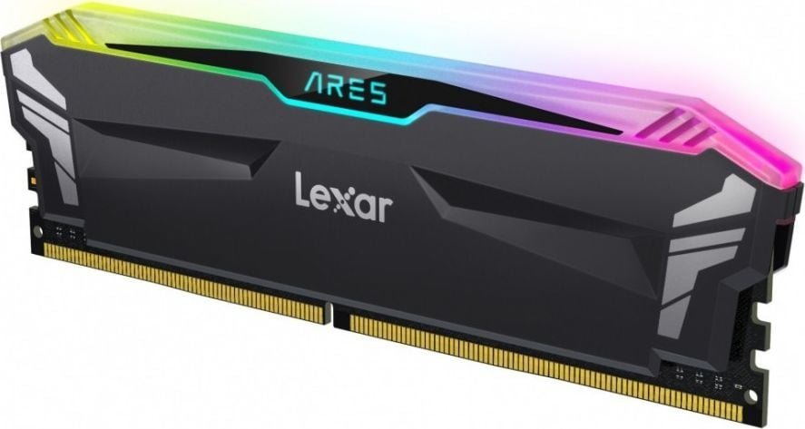 Memorie Lexar Ares RGB, DDR4, 16 GB, 3600 MHz, CL18, LD4BU008G-R3600GDLA