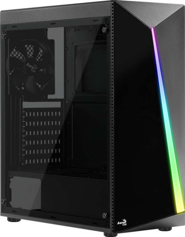 [OUTLET] Kasë kompjuterike Aerocool Shard RGB Midi-Tower, e zezë