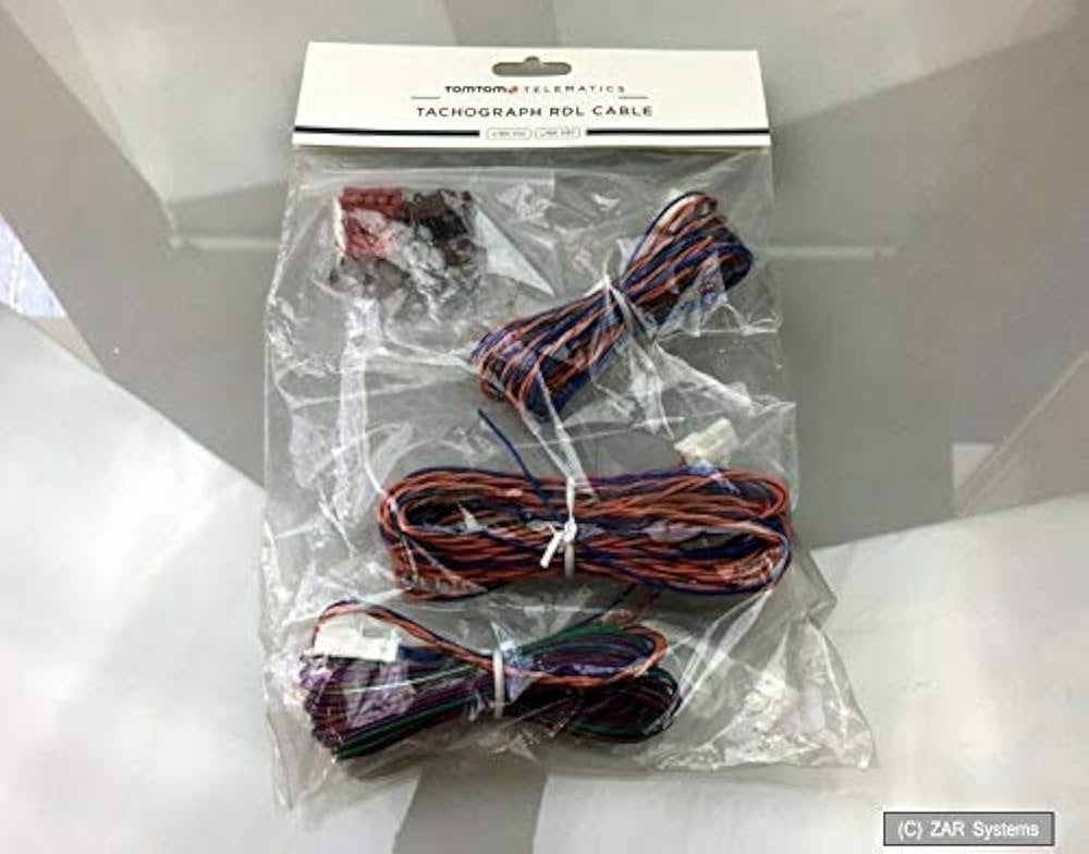 Kabllo TomTom LINK Series Tachograph RDL, për tahograf, e zezë