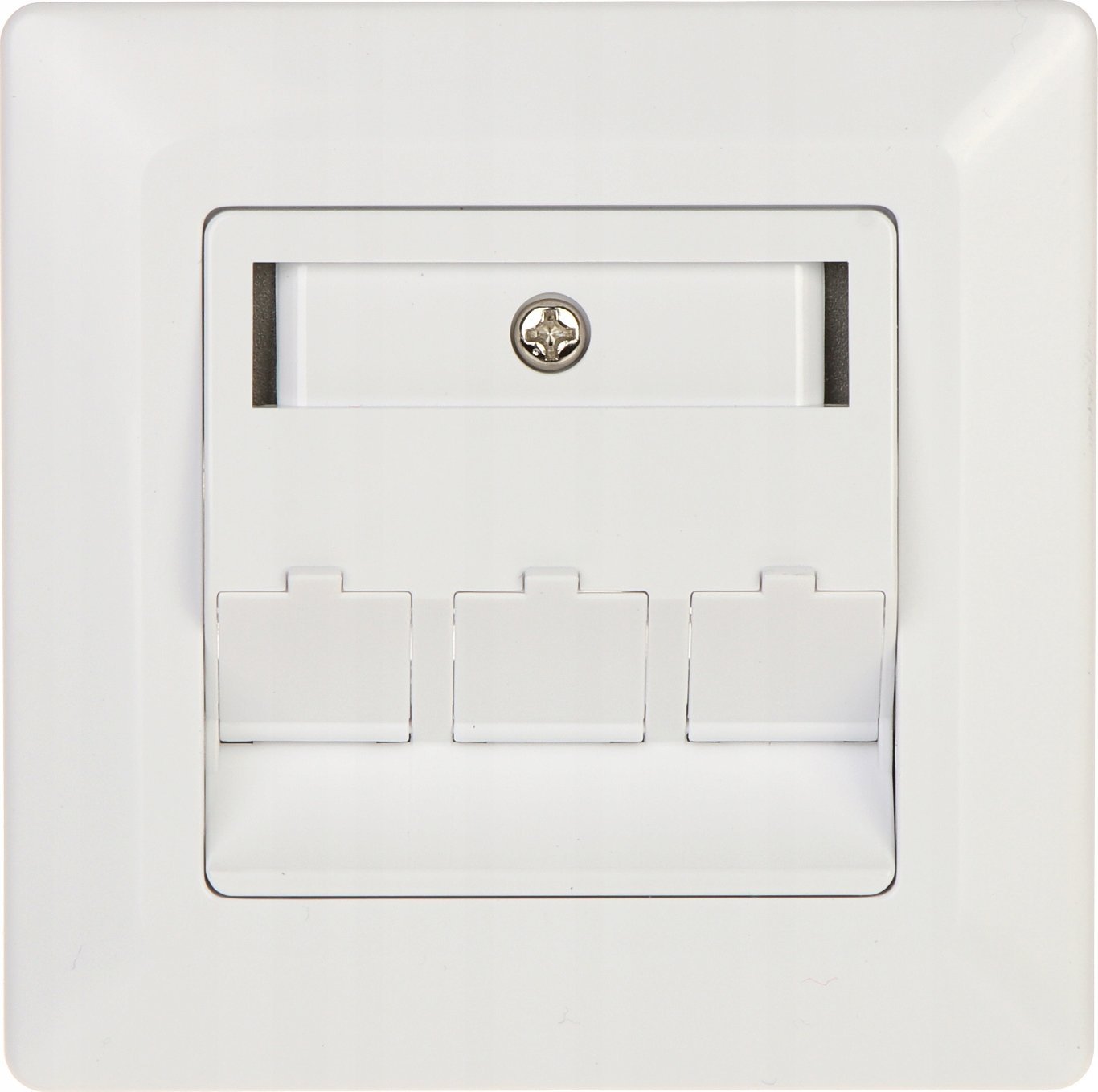 Prizë modulare Solarix për 3 keystone, nën suva, e bardhë