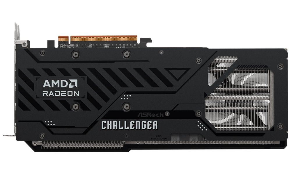 Kartelë grafike ASRock Radeon RX 9070 Challenger 16GB Semi-fanless