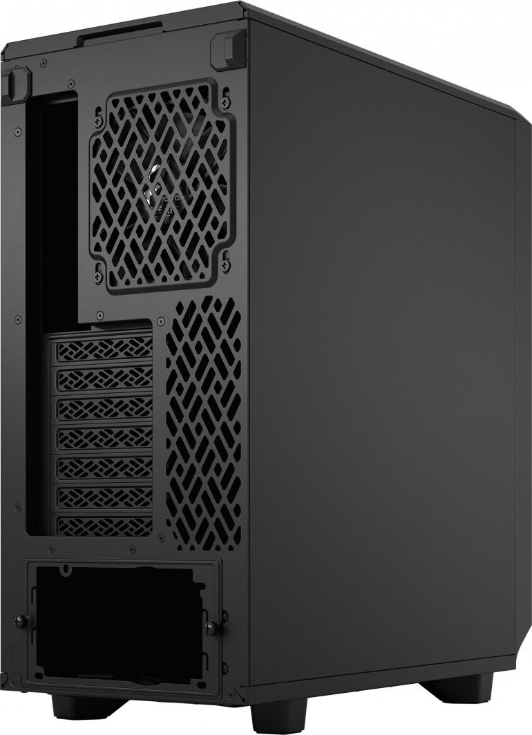Kasë Fractal Design Meshify 2 Compact Solid, e zezë, Midi Tower