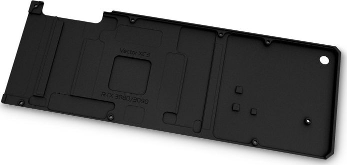 Backplate grafike EKWB Quantum Vector XC3, për RTX 3080 3090 EVGA, alumini, e zezë