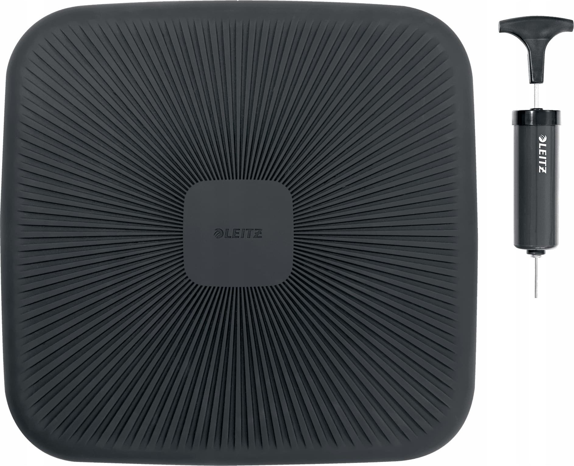 Jastëk ergonomik Leitz Ergo Active Wobble Cushion, dyshek ulës aktiv, gri e errët