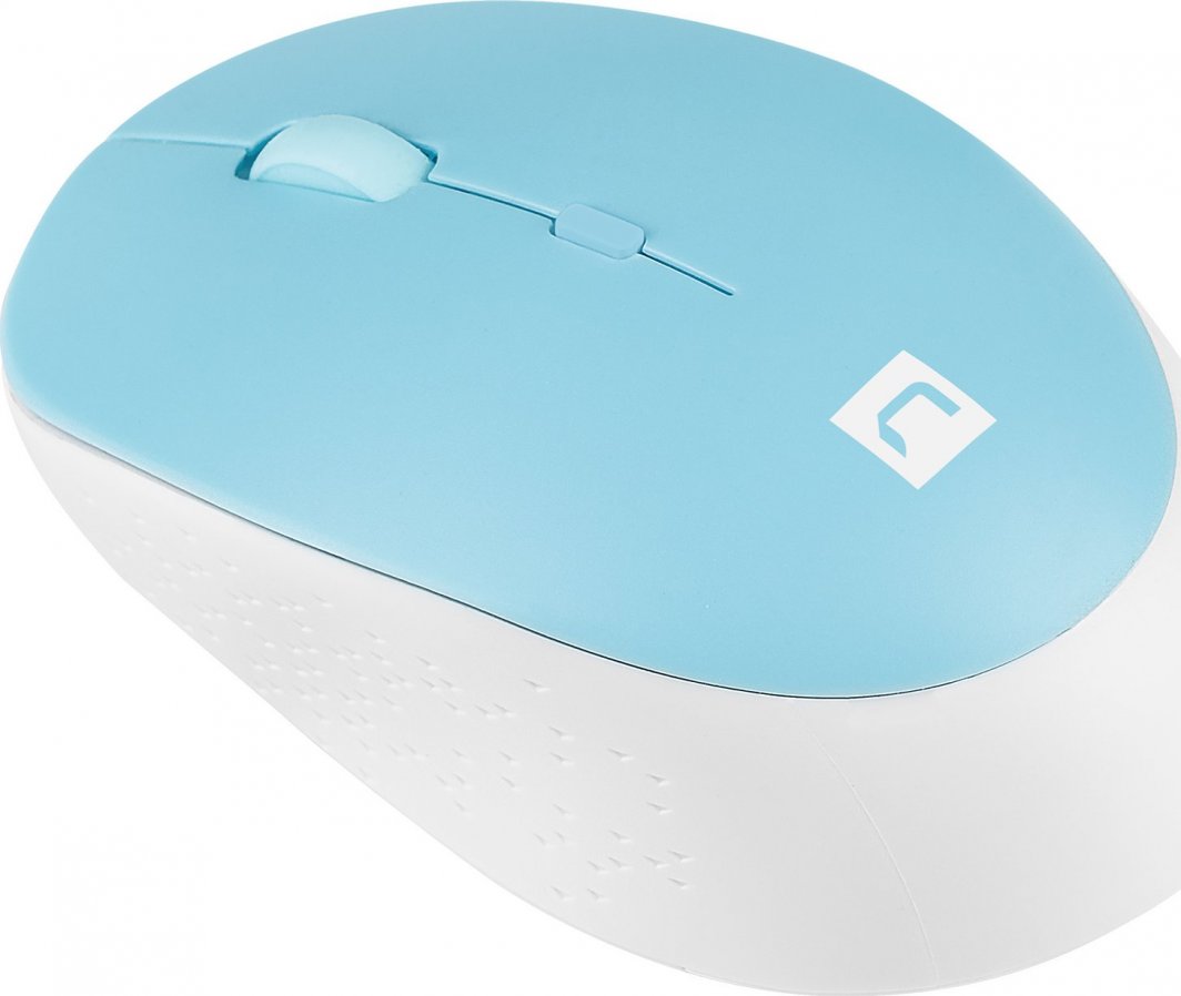 Maus Natec Harrier, wireless, Bluetooth, i bardhë dhe i kaltërt