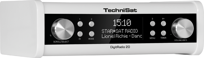 Radio dixhitale DigitRadio 20 (0001/4987), e bardhë