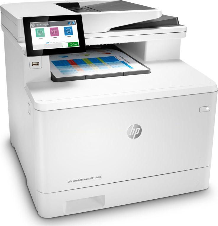 Printer HP Color LaserJet Enterprise M480f MFP, i bardhë