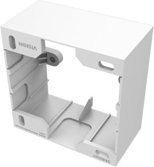 Kuti montuese Vision AV Techconnect³ 1 Gang, për mur, e bardhë