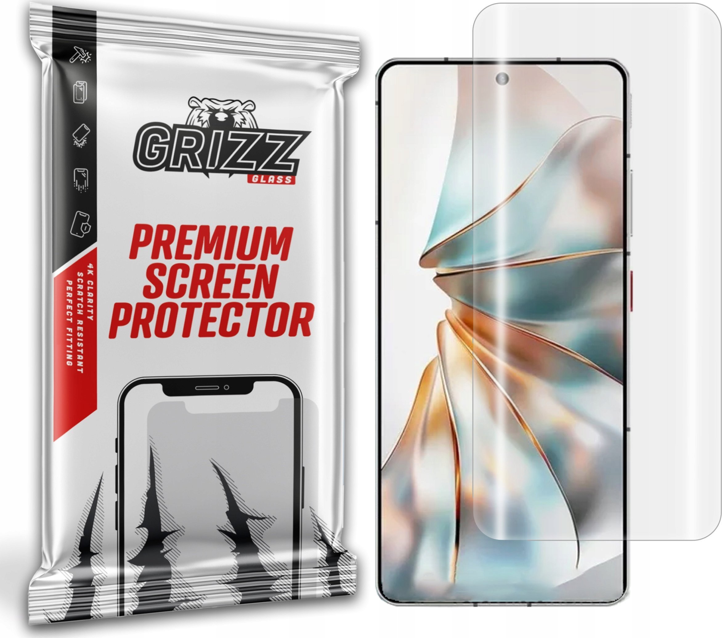 Mbrotëse ekrani GrizzGlass Hydrofilm për ZTE Nubia Z60S Pro, hydrogel, transparente